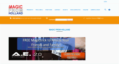 Desktop Screenshot of magicfromholland.com